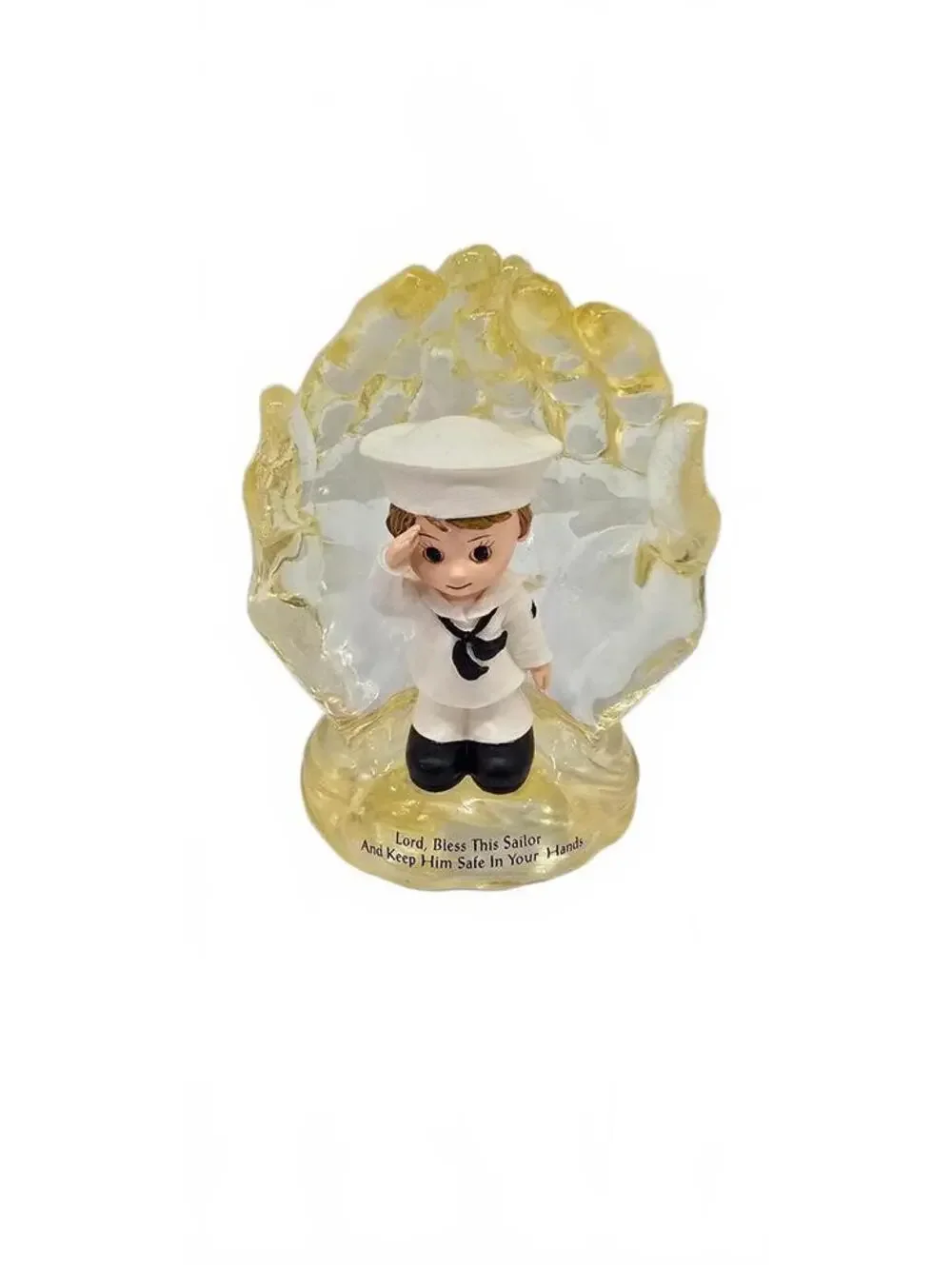 Lord Bless This Sailor Figurine In The Lord's Hands Collection